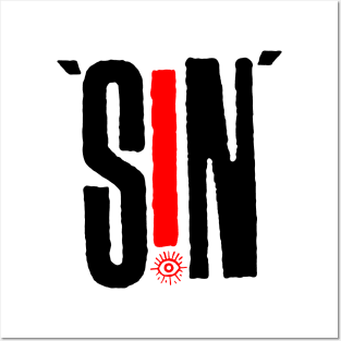 Sin Posters and Art